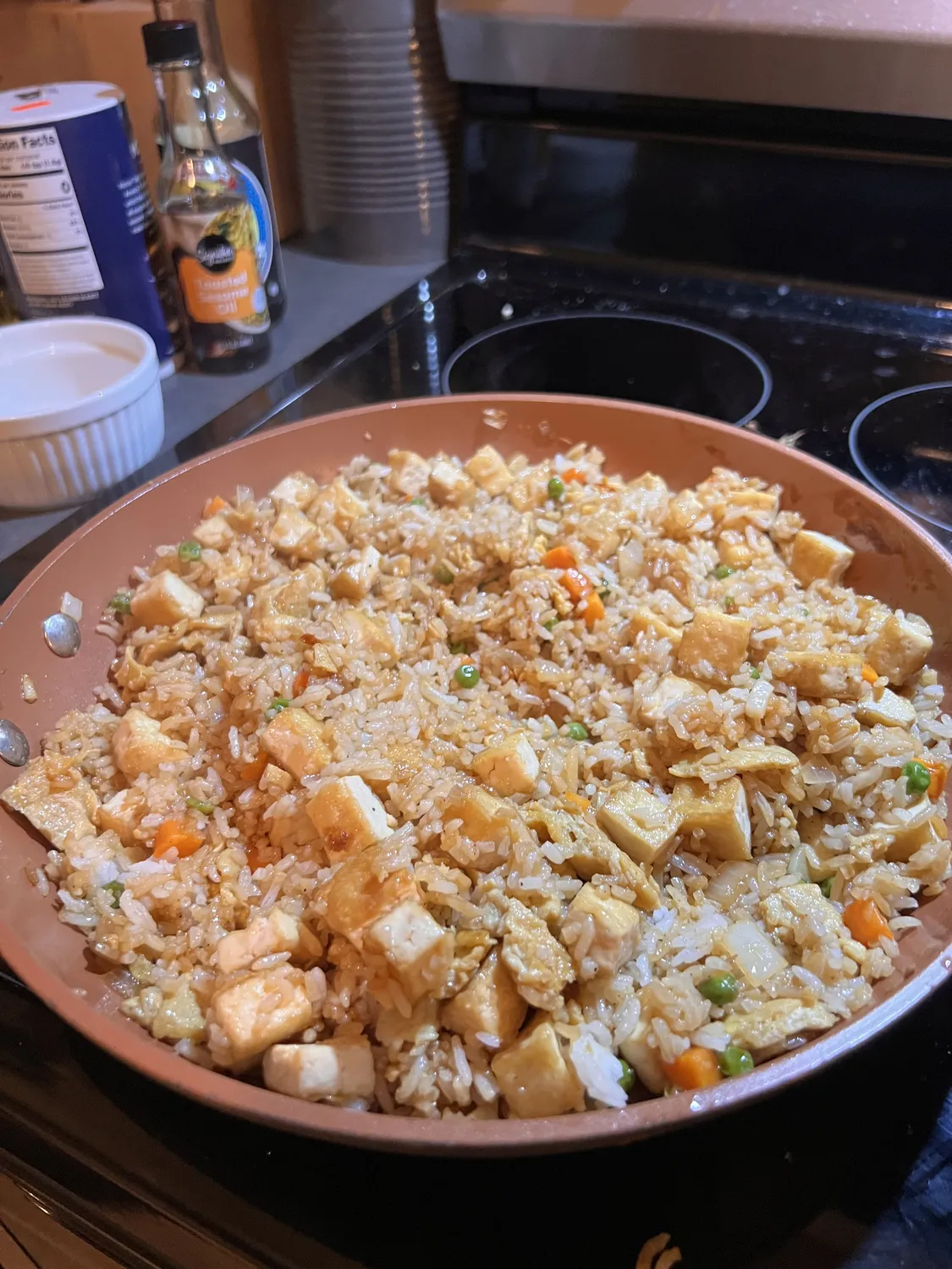 Tofu Fried Rice (One-pan recipe)